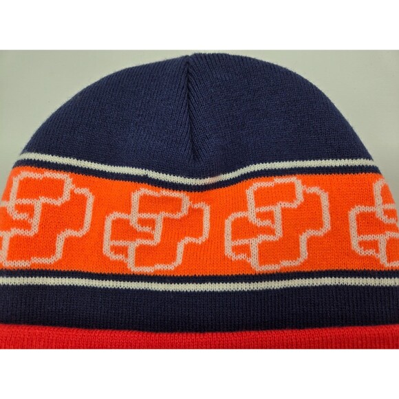 Microsoft Employee Beanie Knit Hat One Size Fits All Blue Red Orange Graphics - Picture 4 of 8